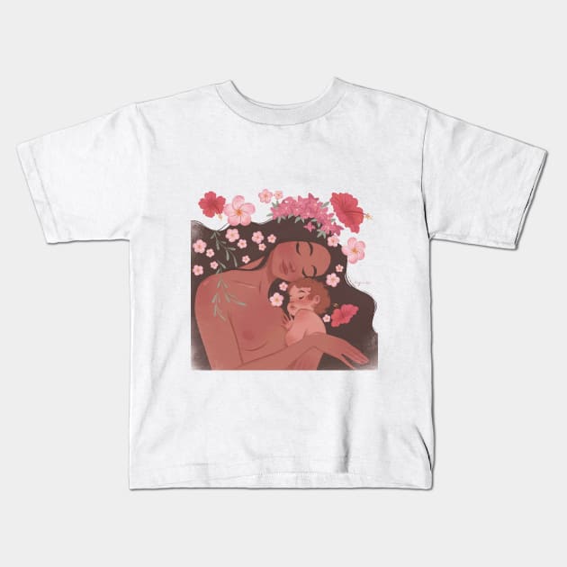 Mother Kids T-Shirt by thecantogirl